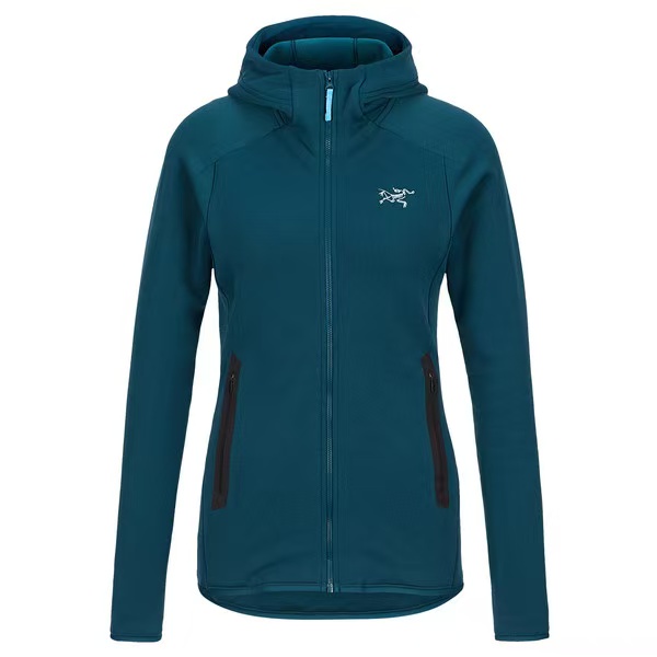 ARC'TERYX/始祖鸟 女款Kyanite Hoody 加绒拉链保暖衣 X8535