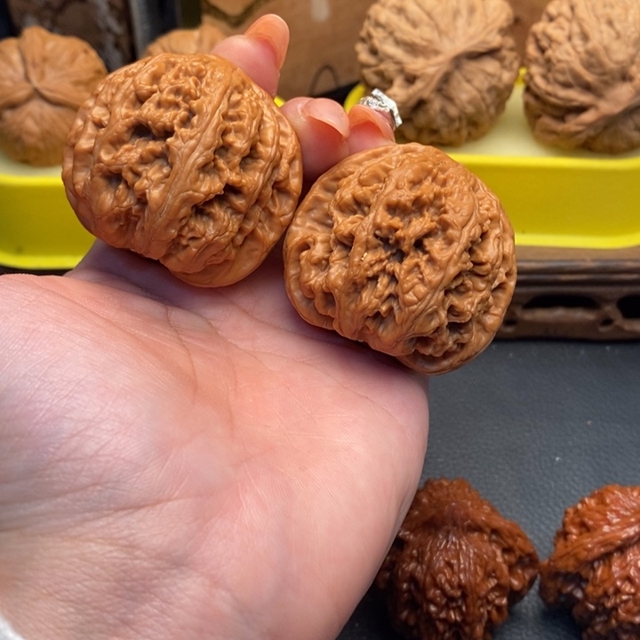 把件文玩核桃520球筋44全品