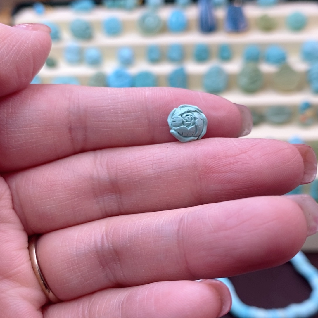 绿松石珠宝奇石未镶嵌