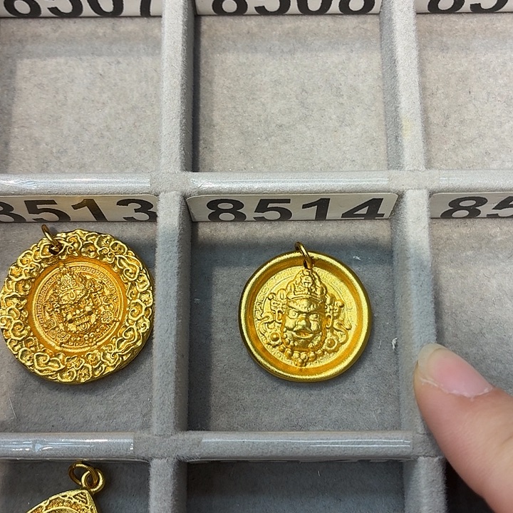 铜合金8514强保色发 1 个壹笔壹吊坠