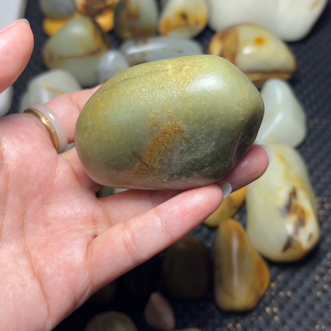 和田玉未镶嵌挂件9