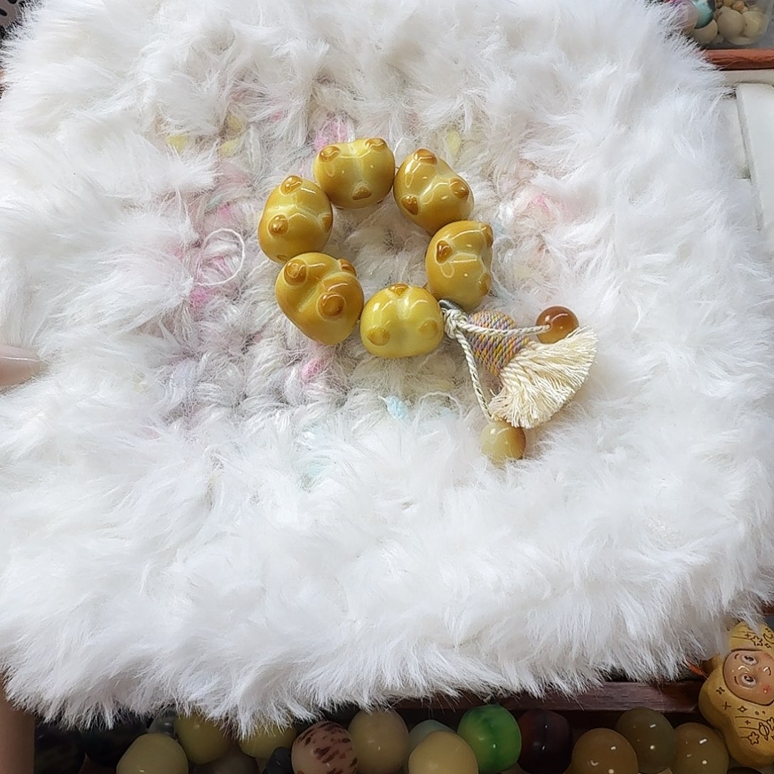 菩提根/象牙果手串20尺寸牙果柯基屁股