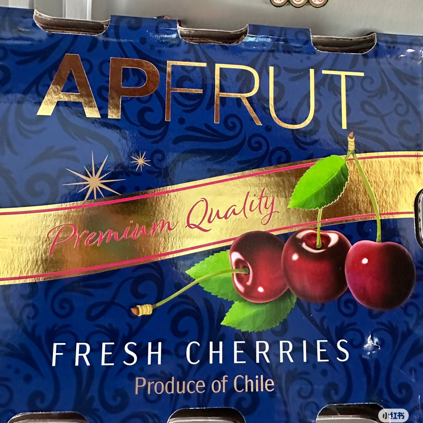 【蓝色PR】桑缇娜海运车厘子JD，内附果径卡