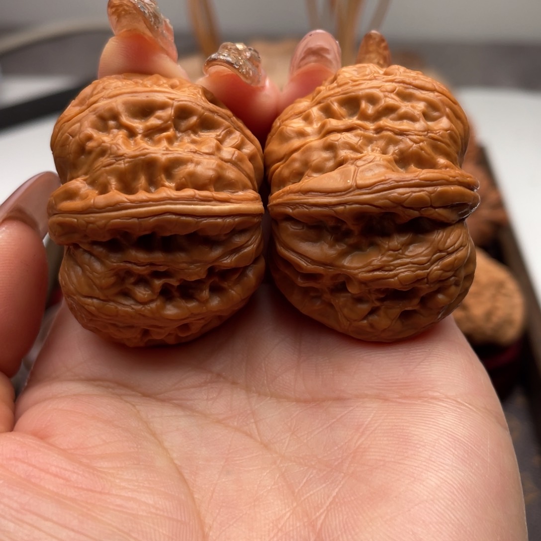 桃核把件平谷元宝全品42