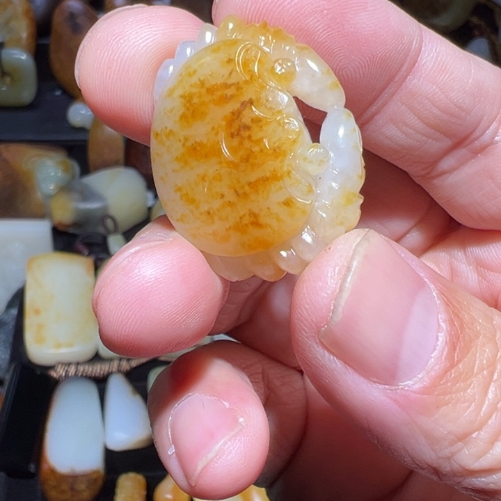 和田玉吊坠(不含链)未镶嵌