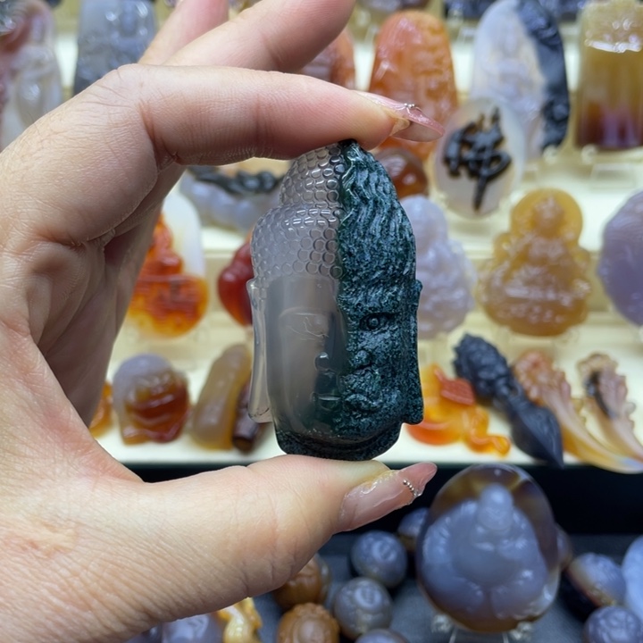 玛瑙/玉髓吊坠(赠链)未镶嵌国***睿吊坠