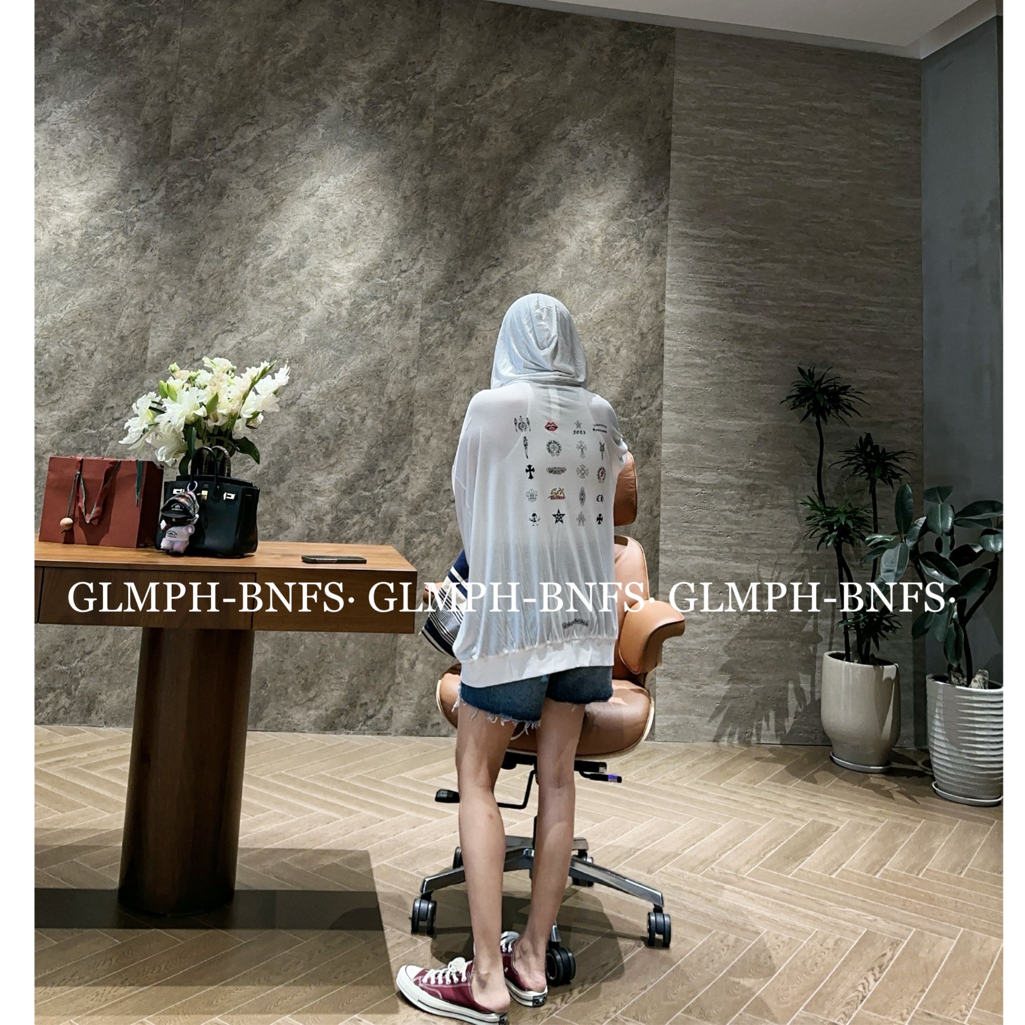 GLMPH-BNFS【克罗防晒】莱赛尔防晒无感印花宽松长袖上衣外套-932