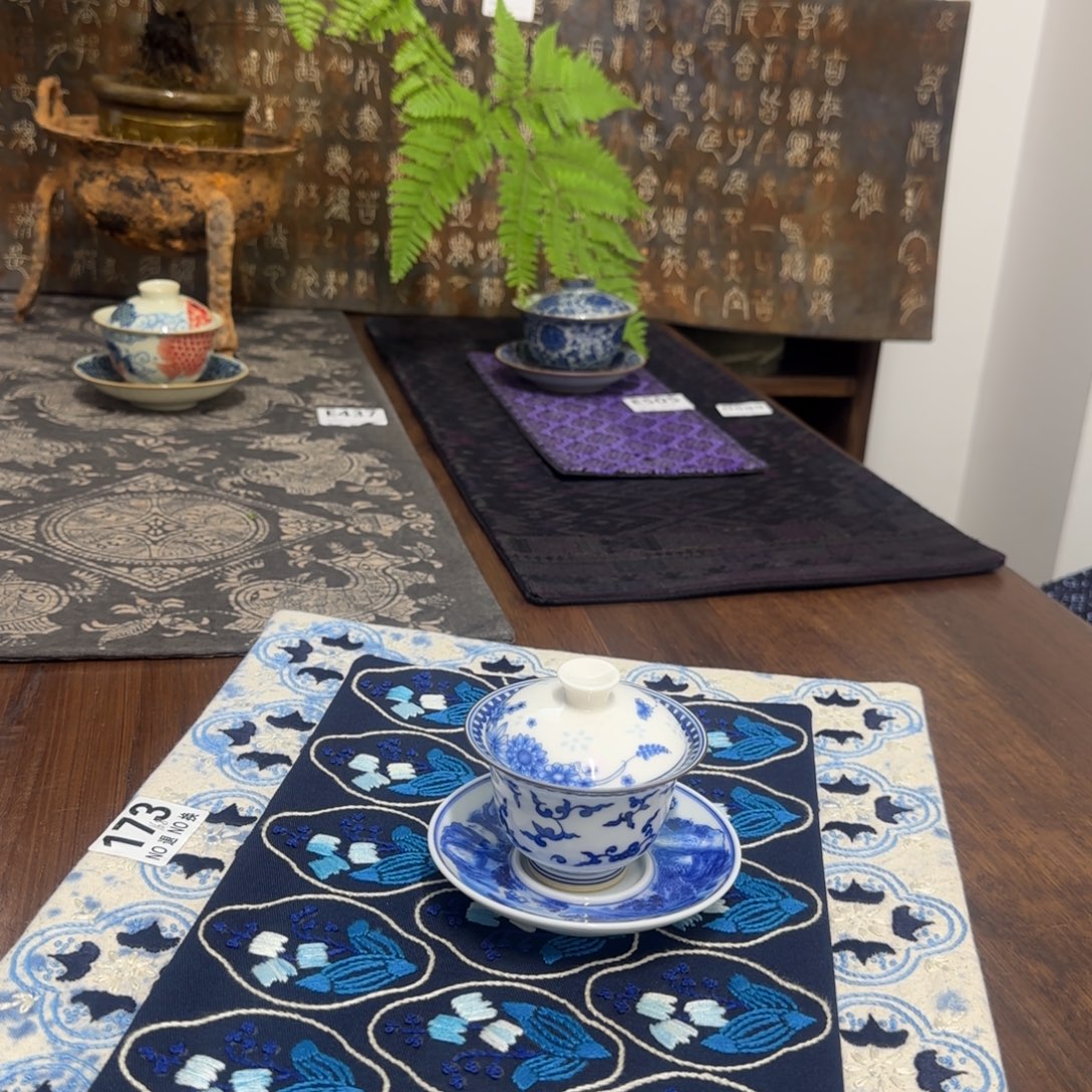 织绣14 都是一张价格三十六纺茶垫