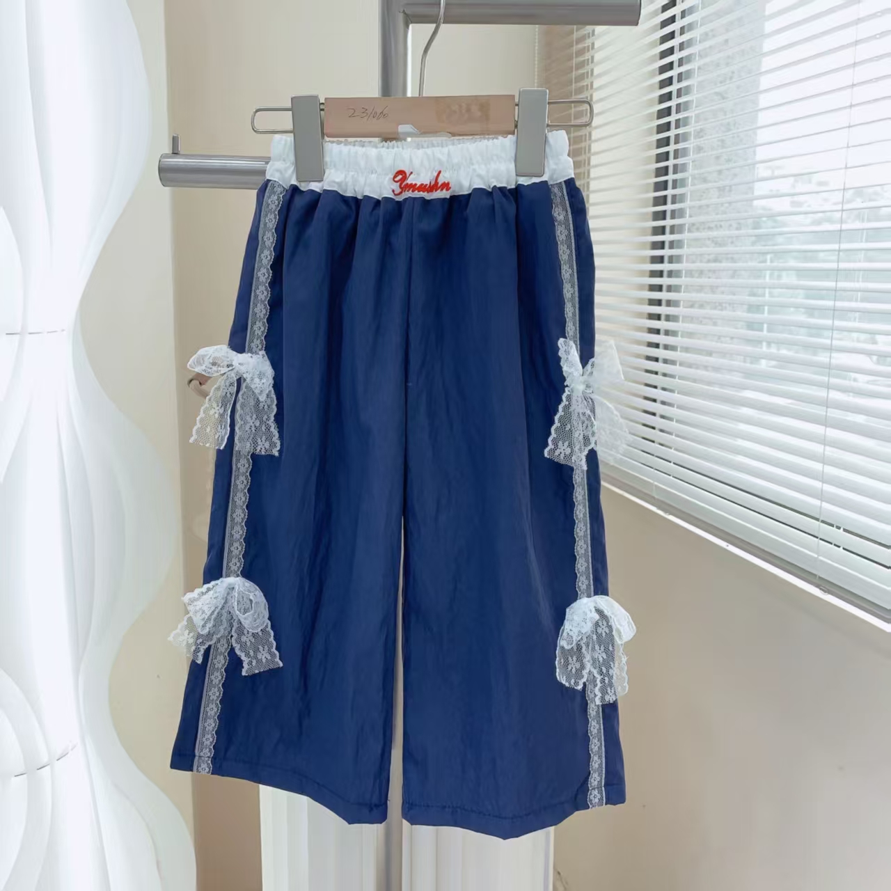 【实体品牌档口童装】女童夏季蝴蝶结韩版速干阔腿休闲裤 251415