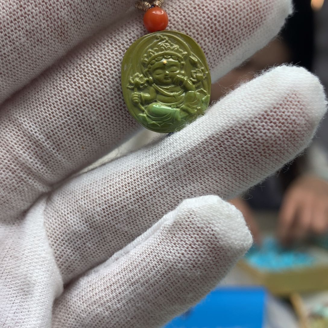 绿松石挂件未镶嵌