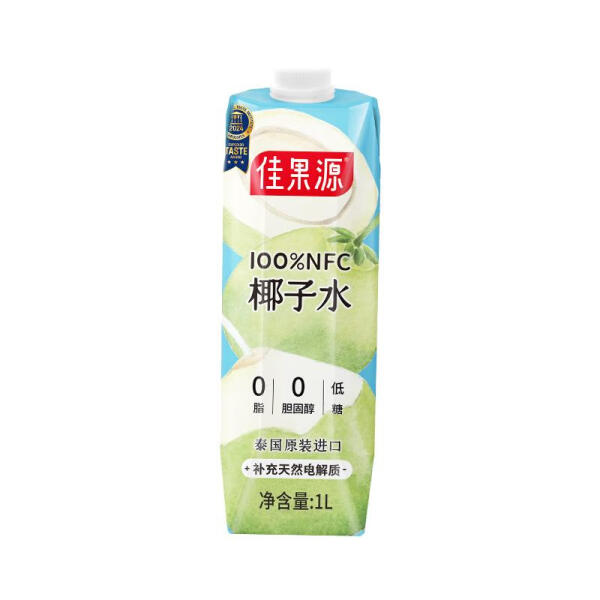 佳果源 100%NFC椰子水1L*6
