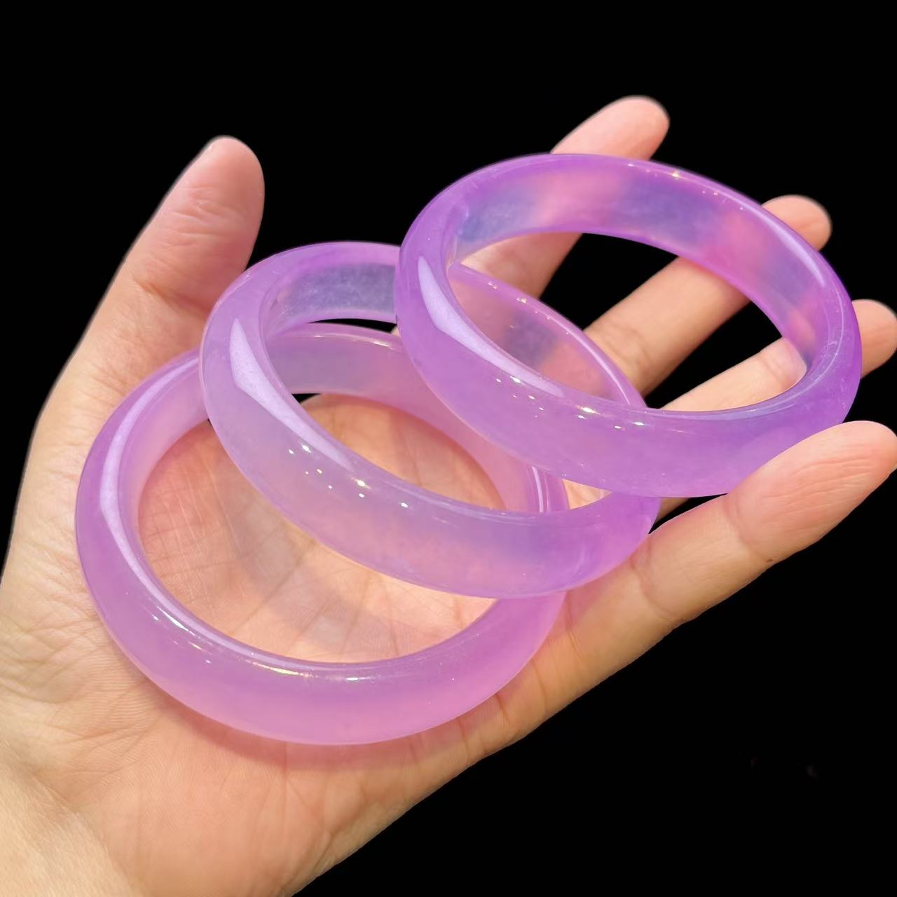 罗兰冰紫玉镯（54-62/多样性发一件） A42-01