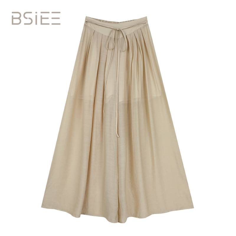 BSIEE/本涩显瘦休闲百搭国风量感裙裤