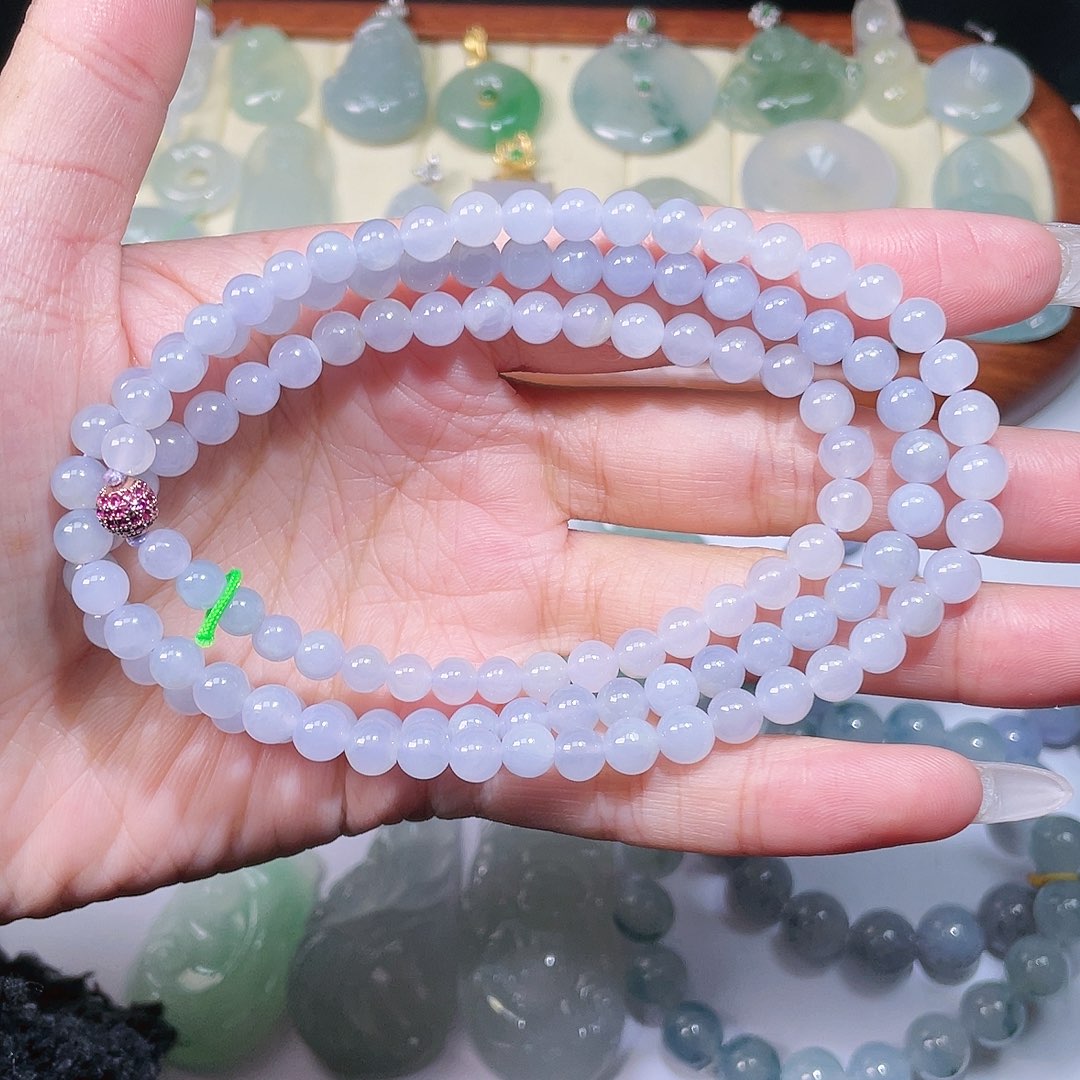 翡翠手串未镶嵌手串