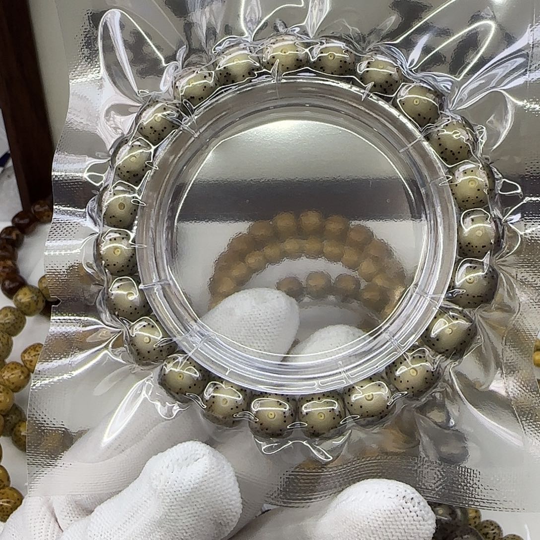 手串星月菩提卡10灰冰大眼散星