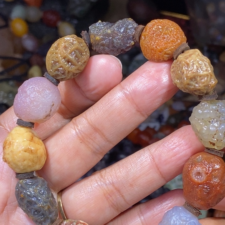 玛瑙/玉髓珠宝半成品未镶嵌