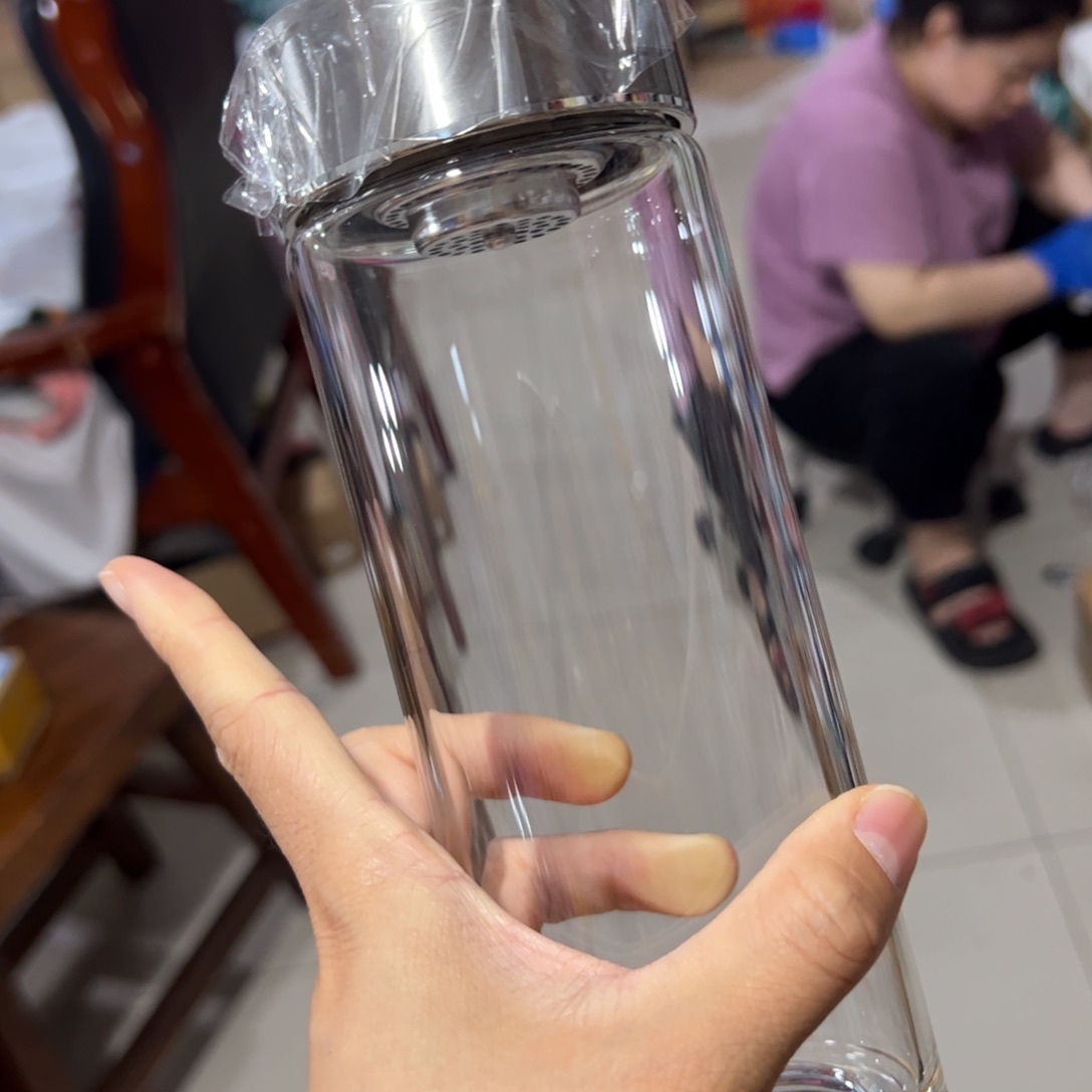 玻璃杯5305301206单层烫手玻璃杯➕杯套