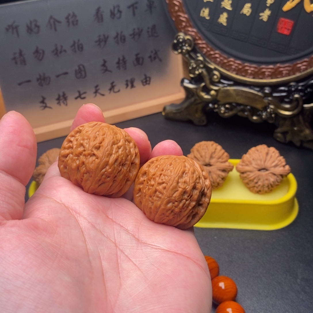 钢***帅文玩核桃把件铁锤妹妹39尺