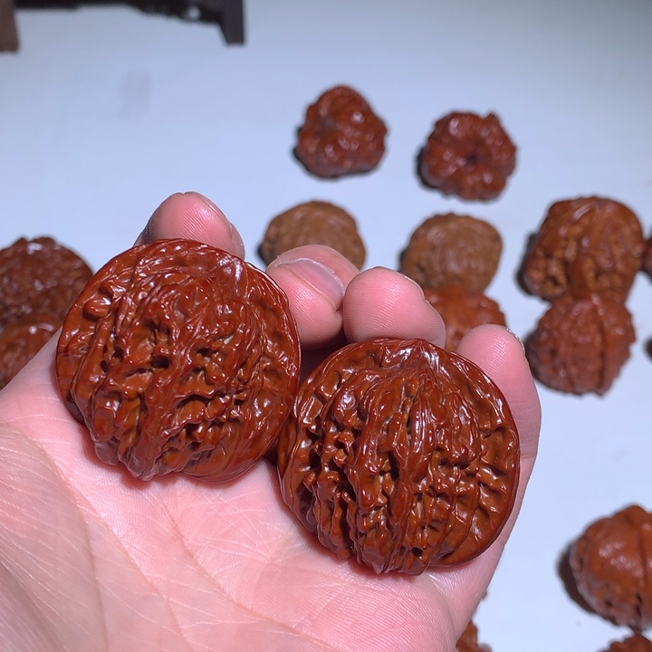 文玩核桃把件槐**生四座楼39.27