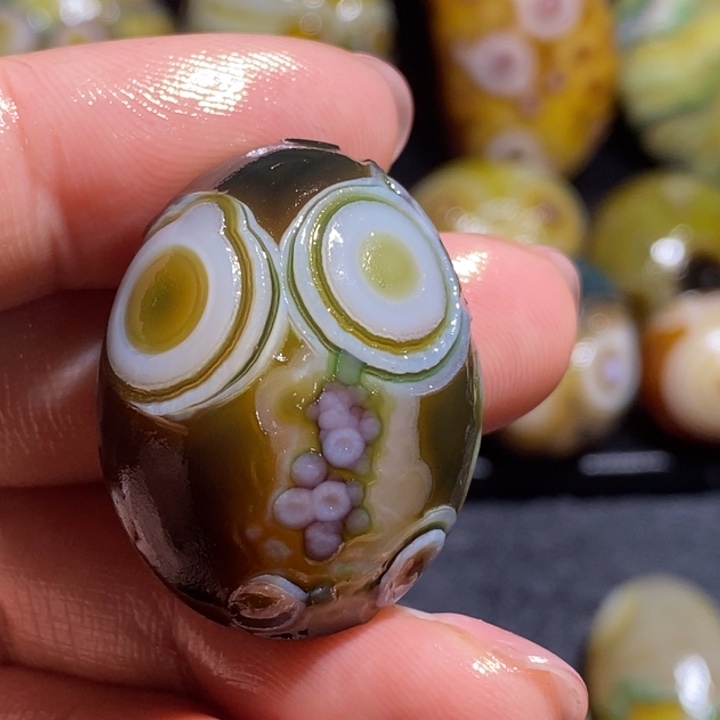 玛瑙/玉髓未镶嵌吊坠(不含链)246