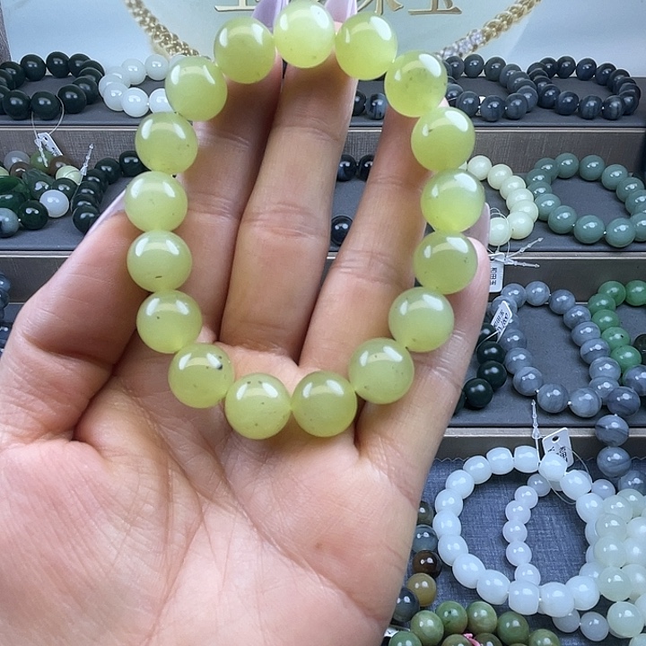 和田玉未镶嵌手链