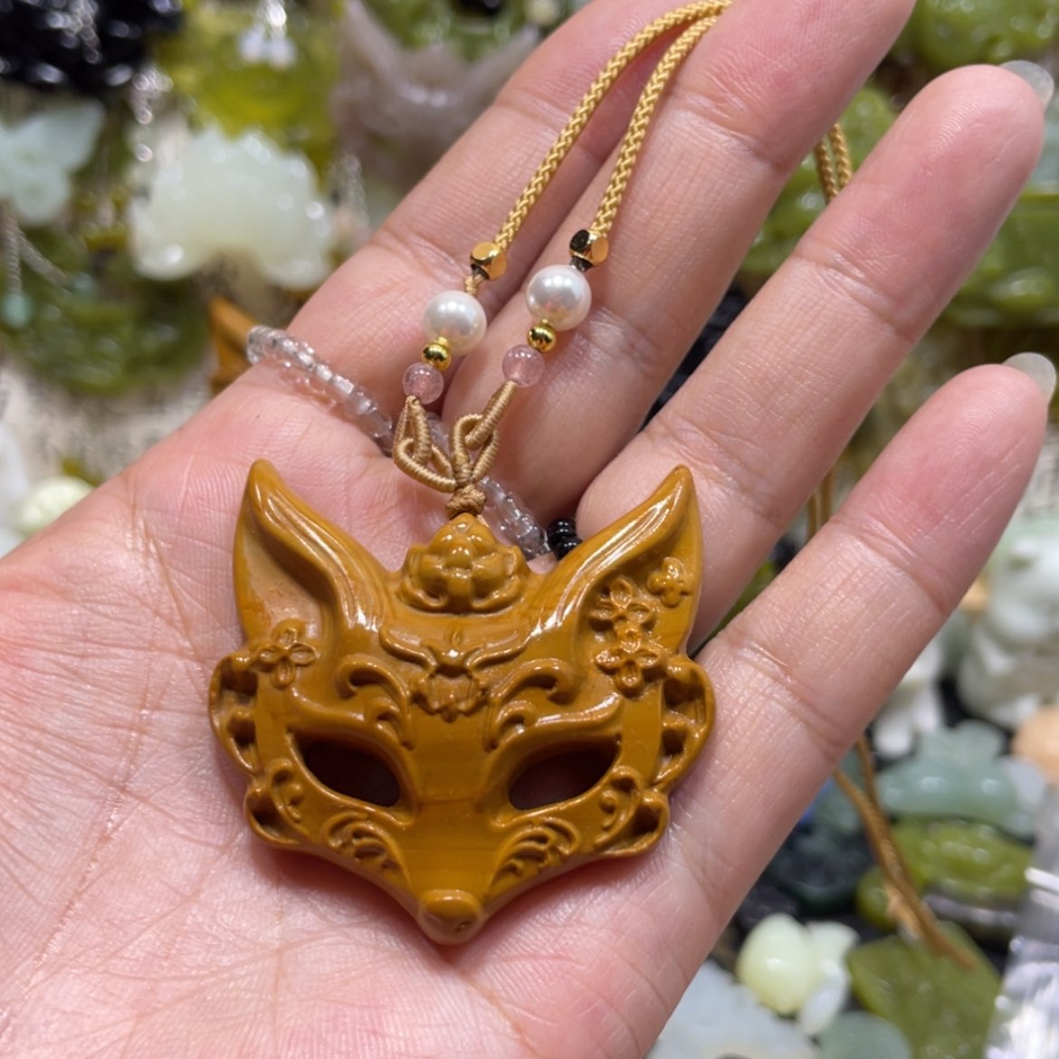 【闪购商品】岫玉颈饰未镶嵌38吊坠