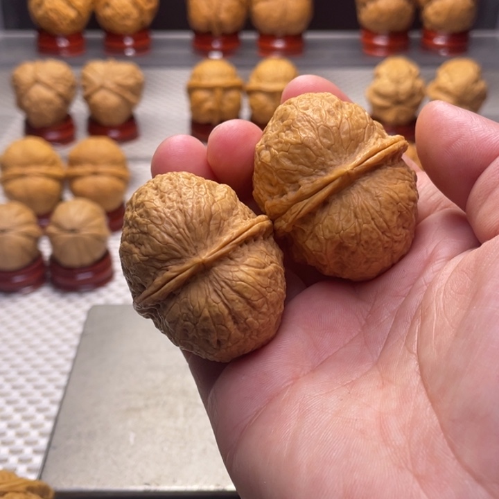 文玩核桃把件装****牙555状元令元宝