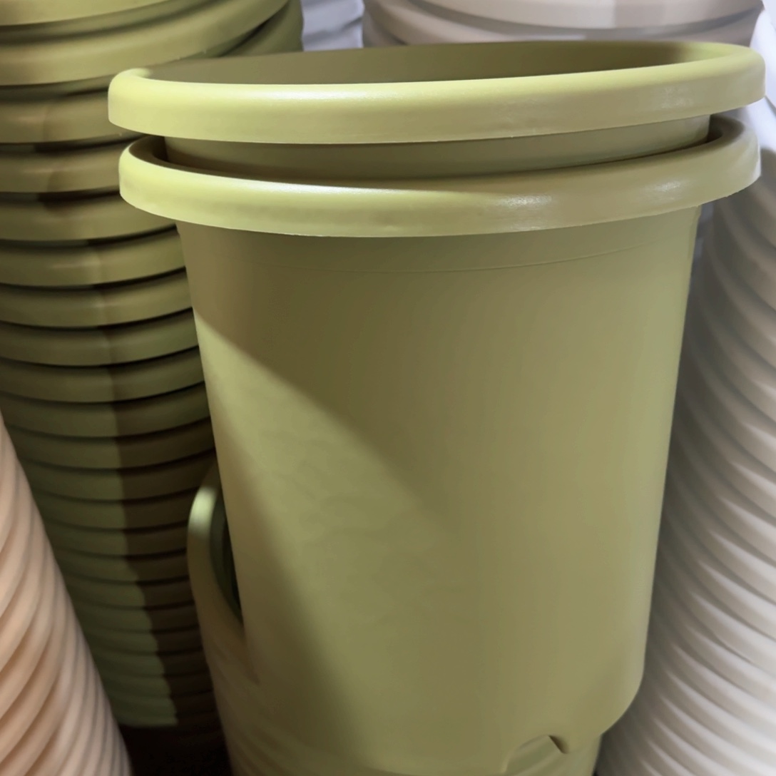 树脂四季盆5#无拖果绿微瑕6