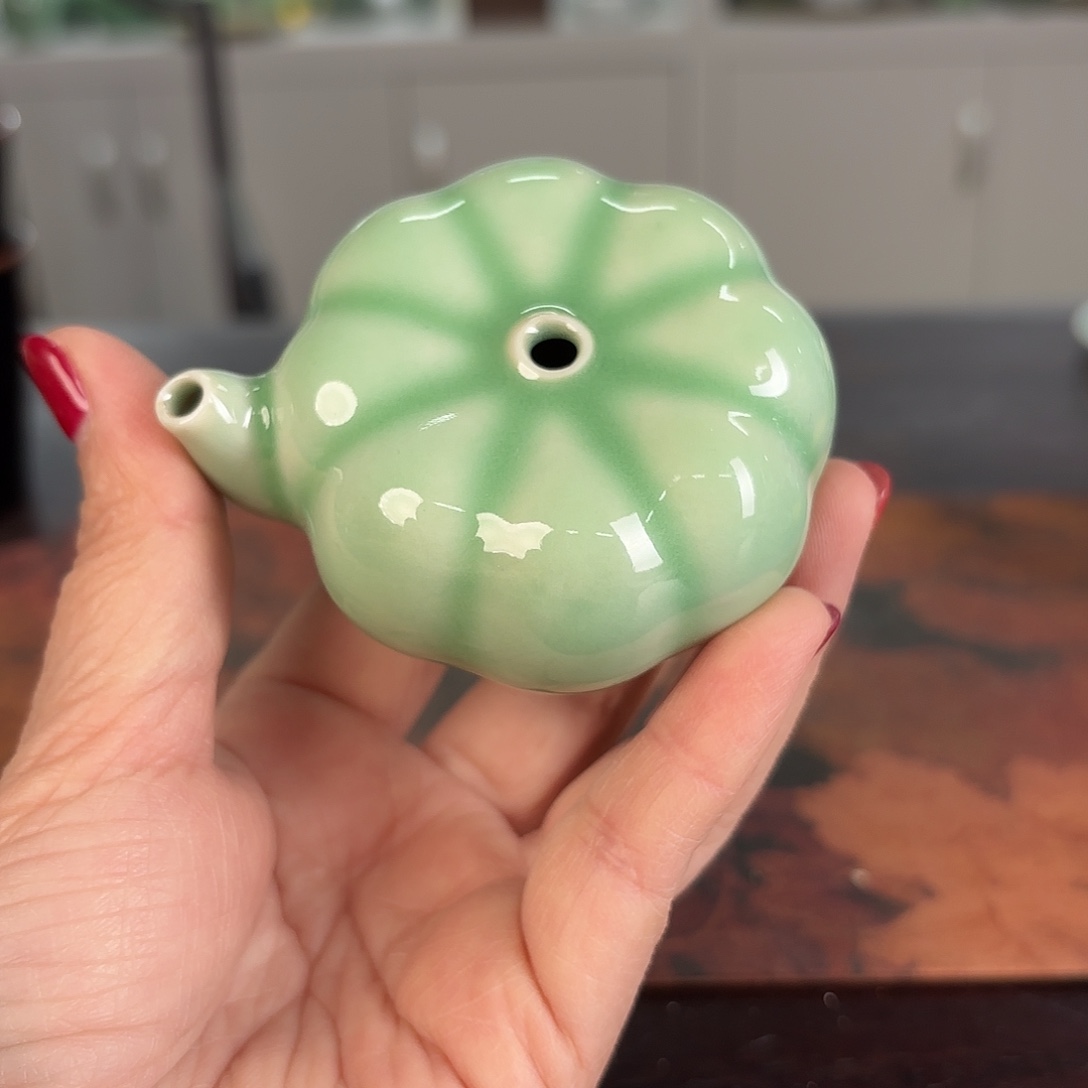 龙泉云间青瓷小米茶器