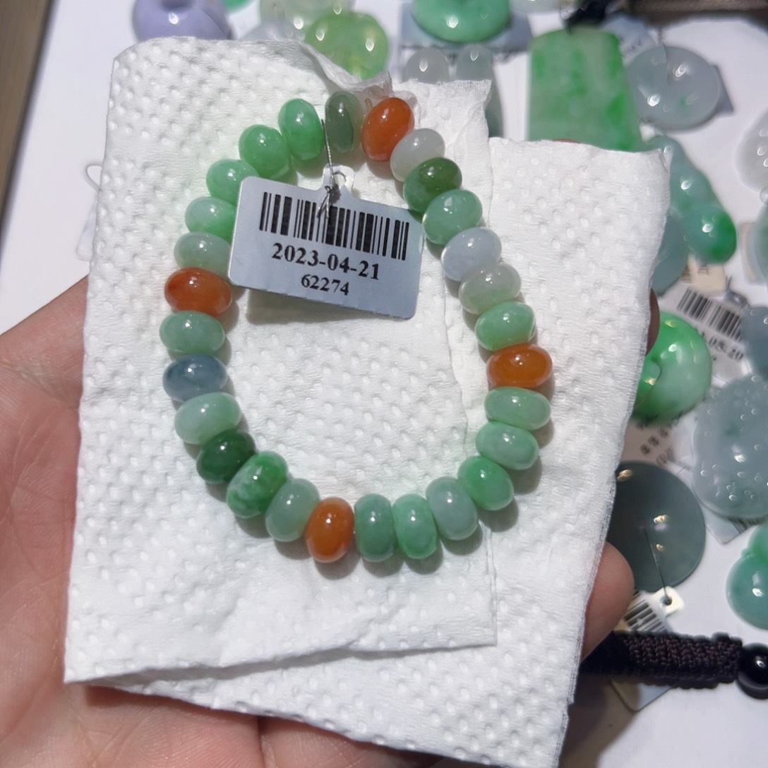 翡翠颈饰未镶嵌用****独天然翡翠A货
