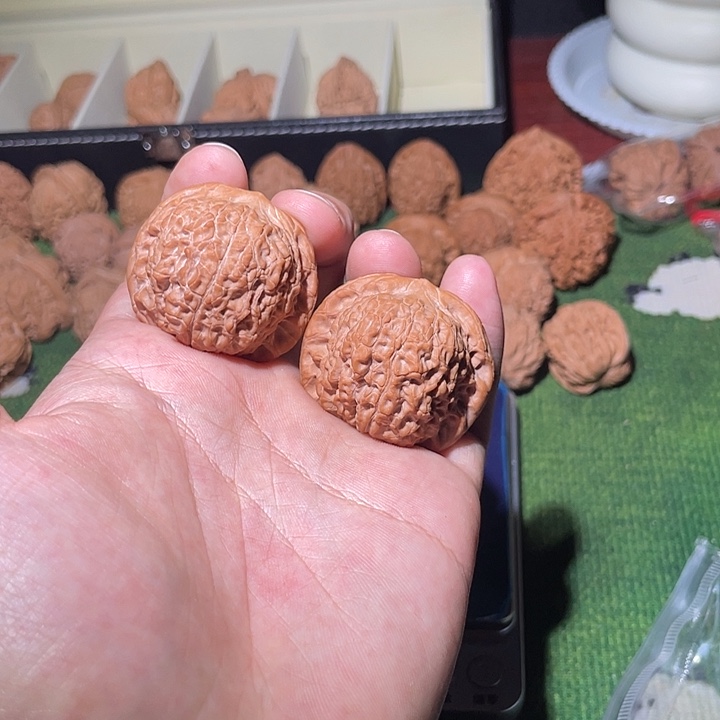 S***️把件文玩核桃40全品血麒麟