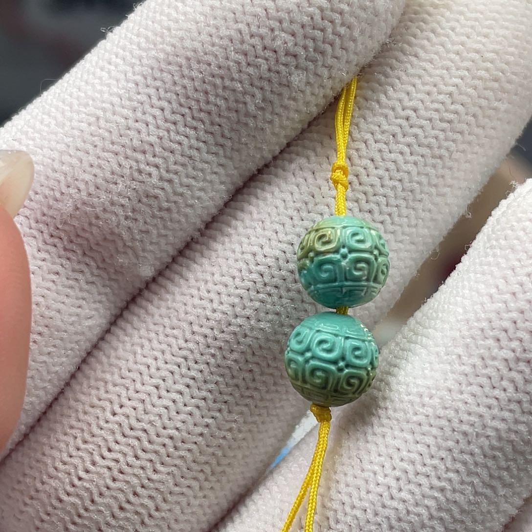 绿松石未镶嵌挂件