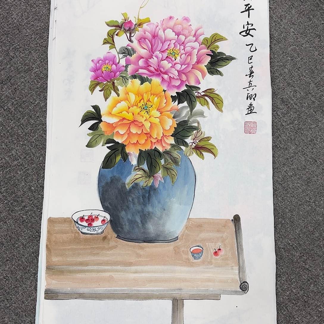 国画国画作品多次入选国内外