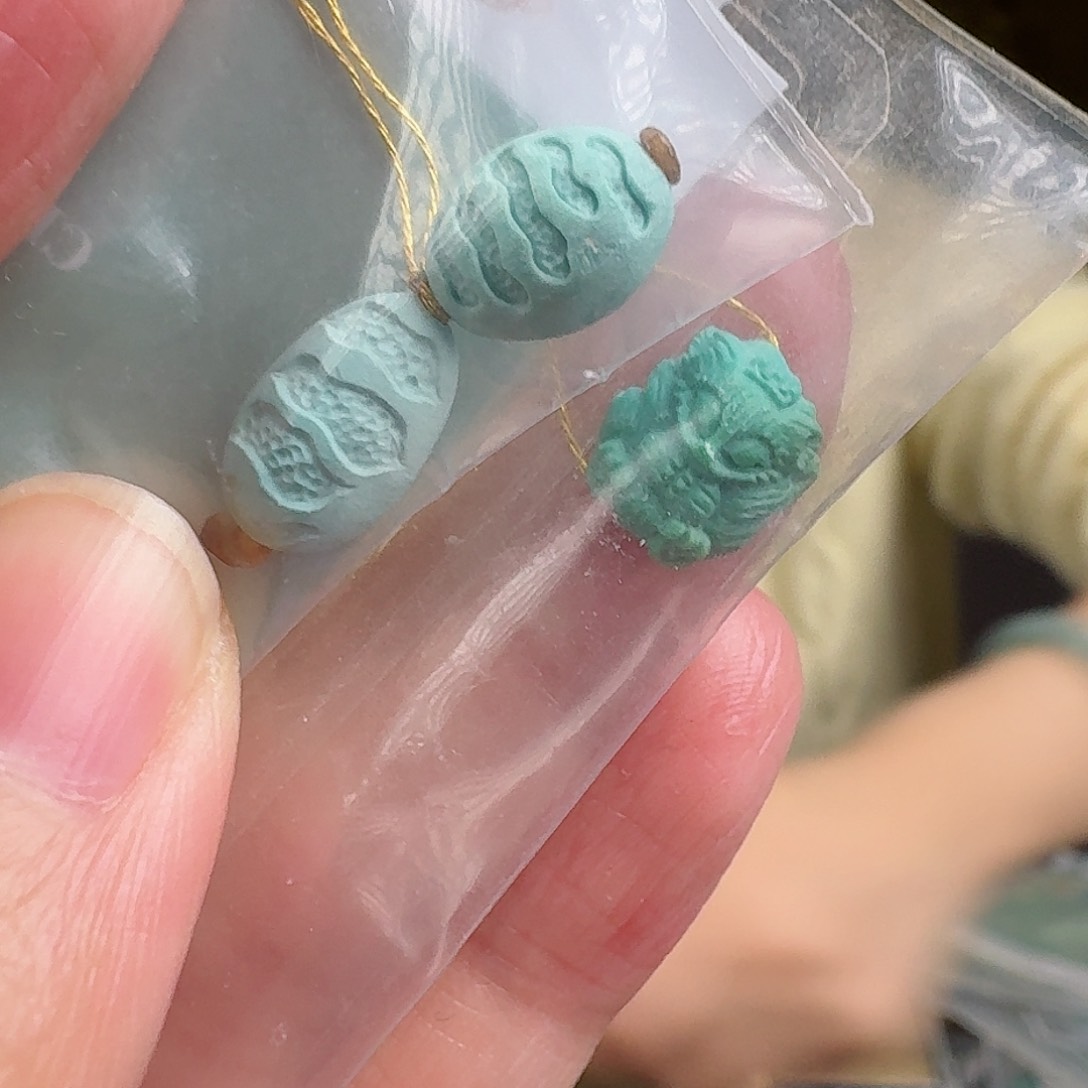 绿松石珠宝奇石未镶嵌