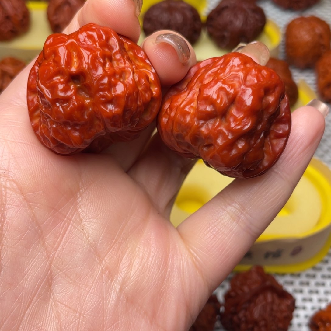 桃核吊坠文玩核桃 手把件 蛤蟆头 36