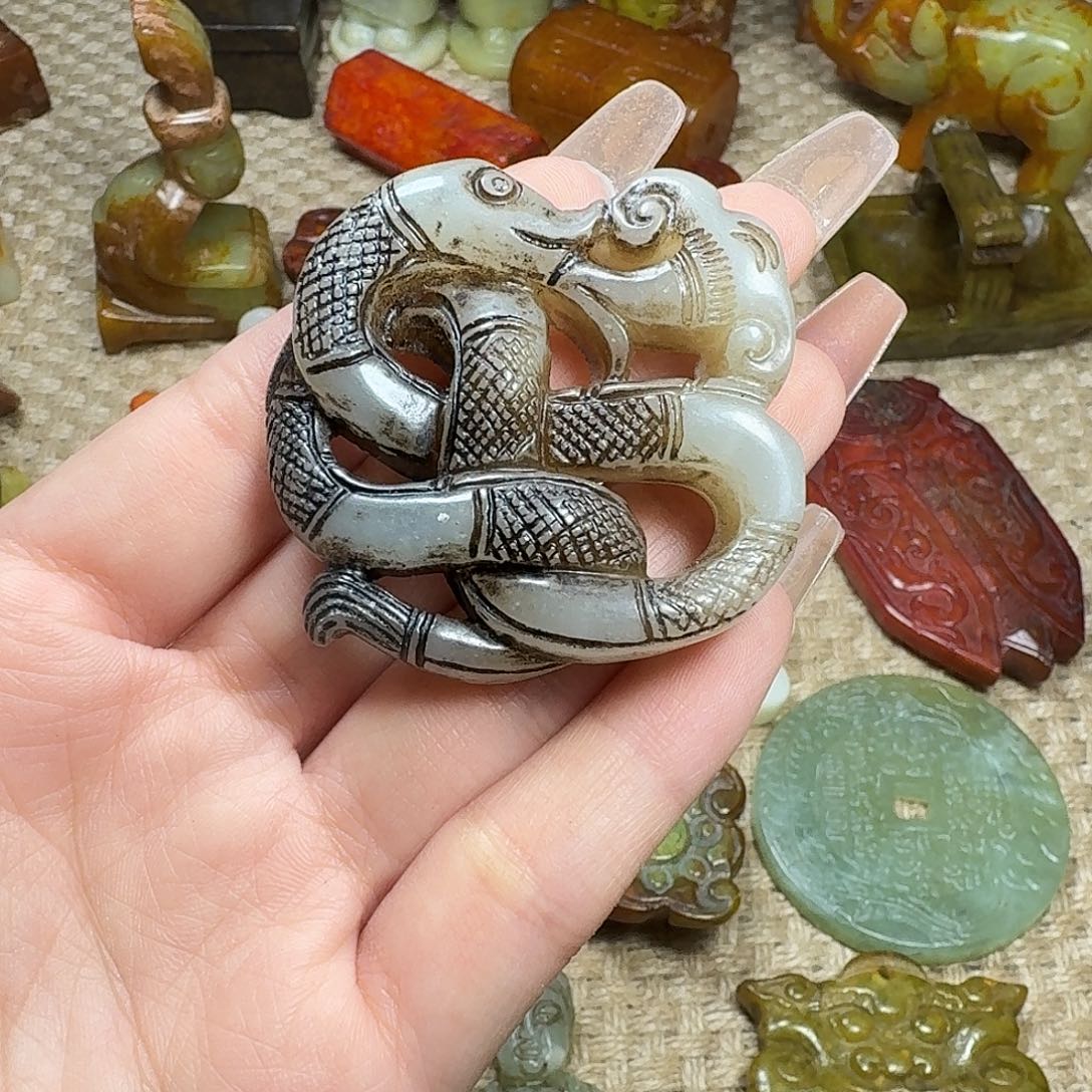 白玉菩提吊坠挂件