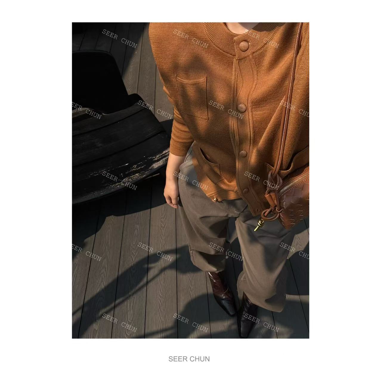 SEER CHUN“暖秋”圆领针织开衫 60158