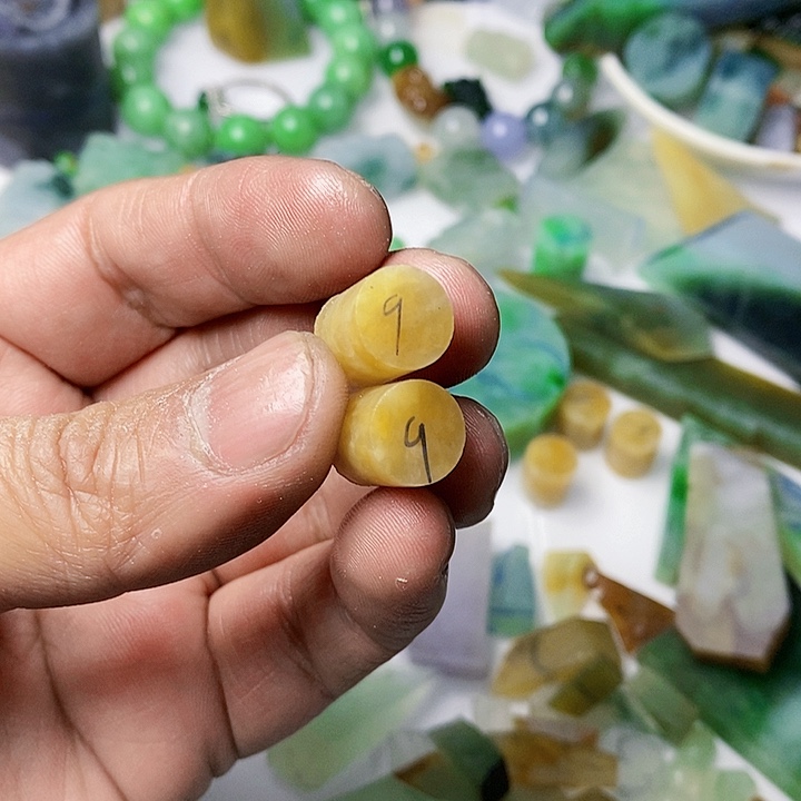 翡翠散珠天然翡翠A货