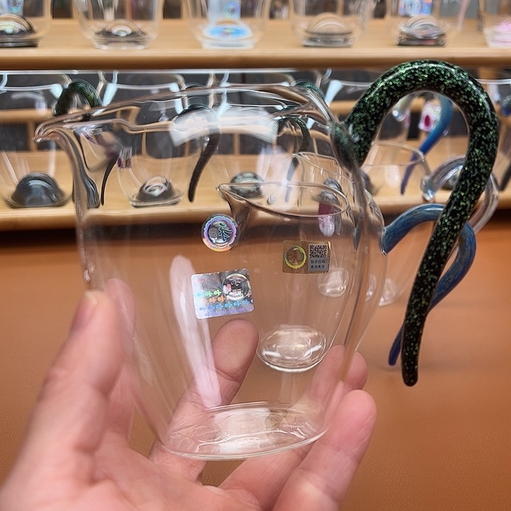 大***我手柄款高硼硅玻璃黑金