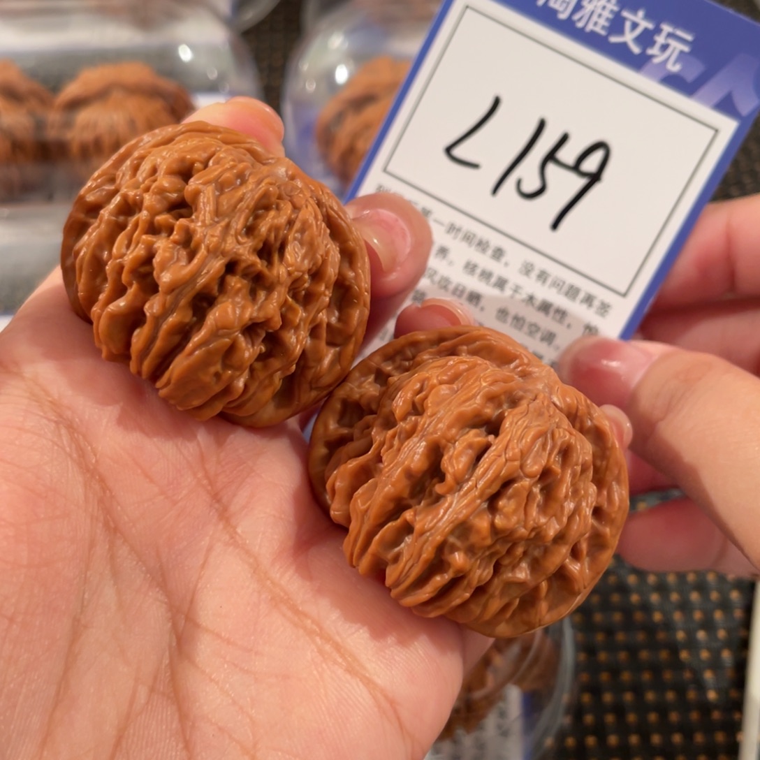 把件文玩核桃L159 四座楼42