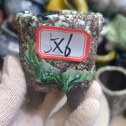 粗陶花盆手工花盆制作