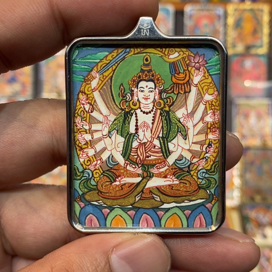 吊坠纯手绘唐卡新年特惠