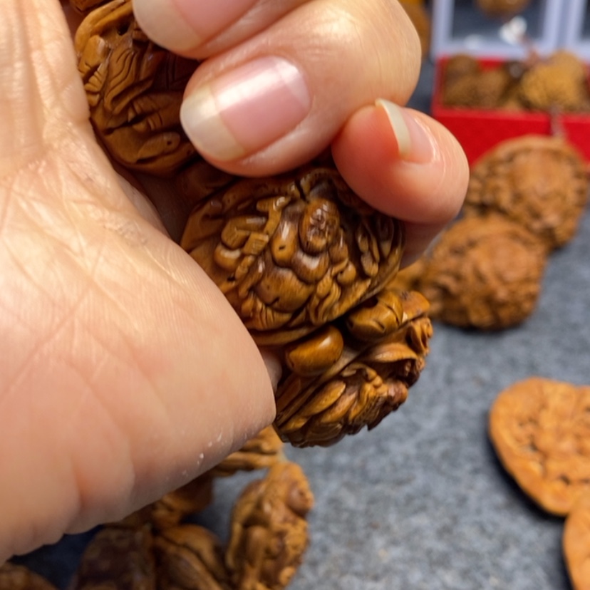 【闪购商品】手串/手链核桃紫*桃核雕刻