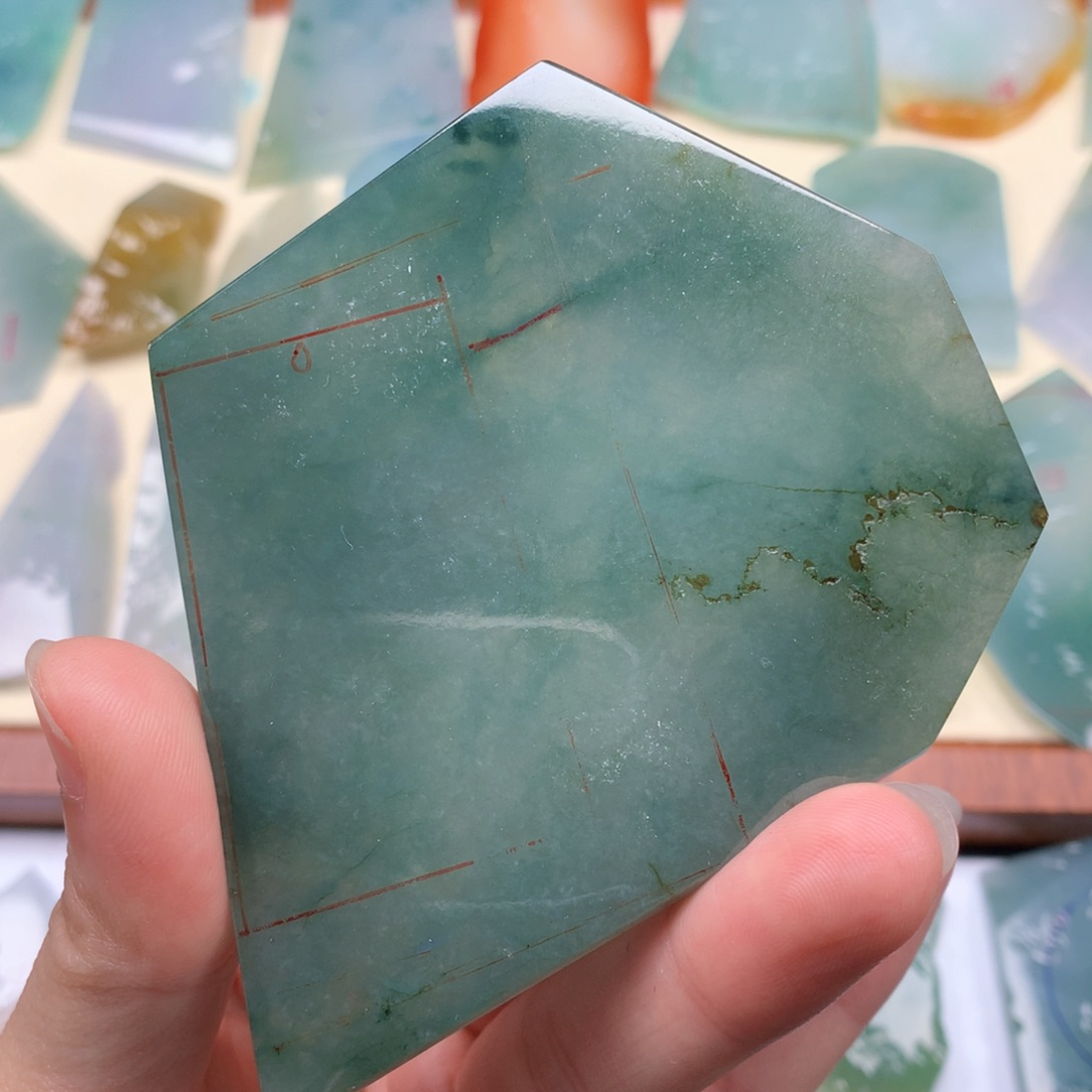 翡翠未镶嵌颈饰天然缅甸翡翠