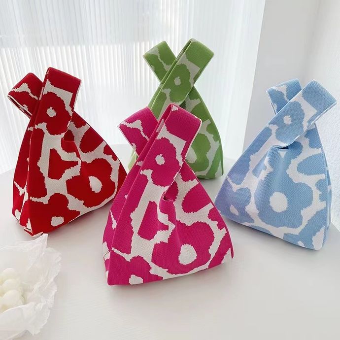 针织包手提包个性百搭水桶包托特包韩版编织包女士包简约伴手礼