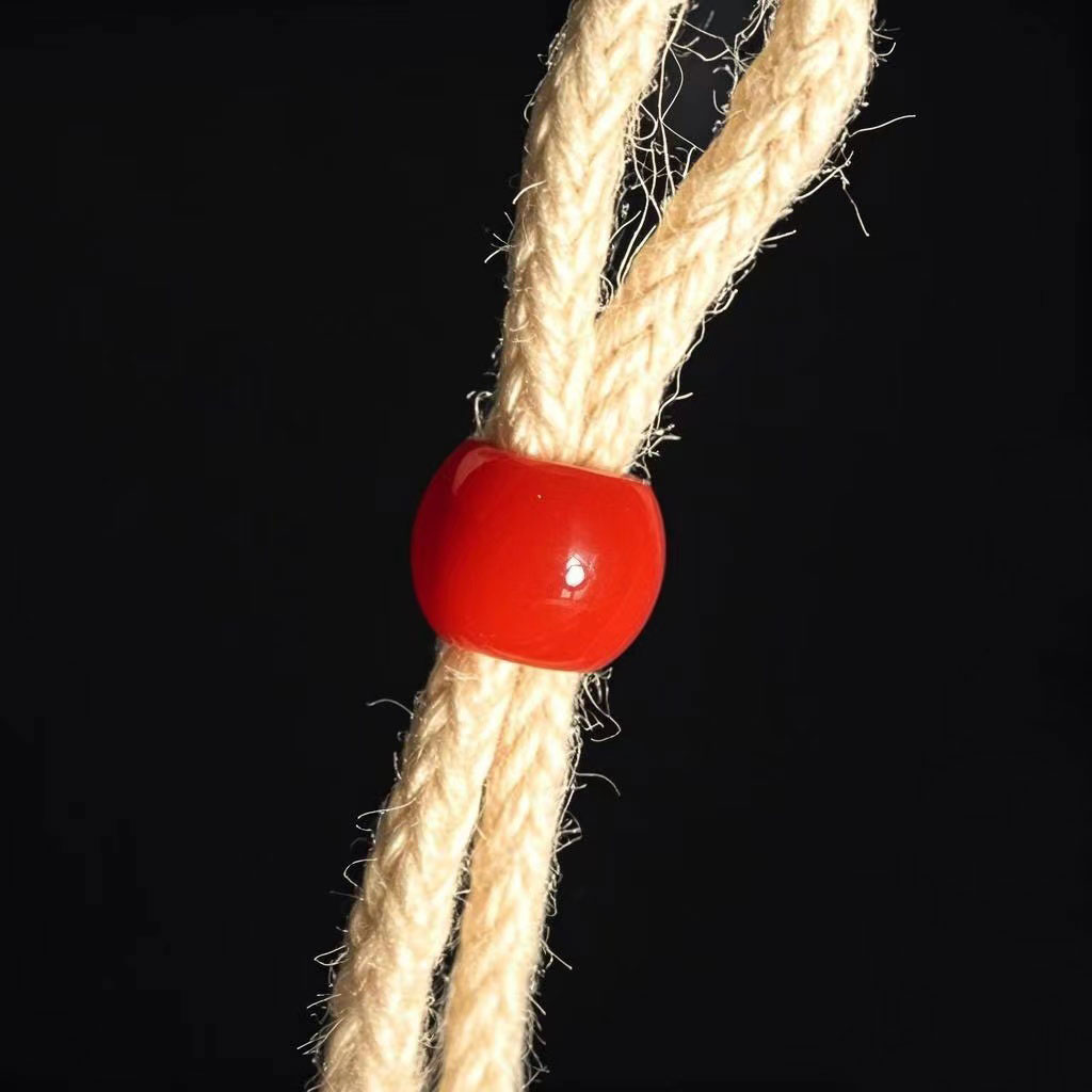 南红满肉线束背云勒子隔珠文玩手串diy配饰品南红6mm南红玛瑙珠子