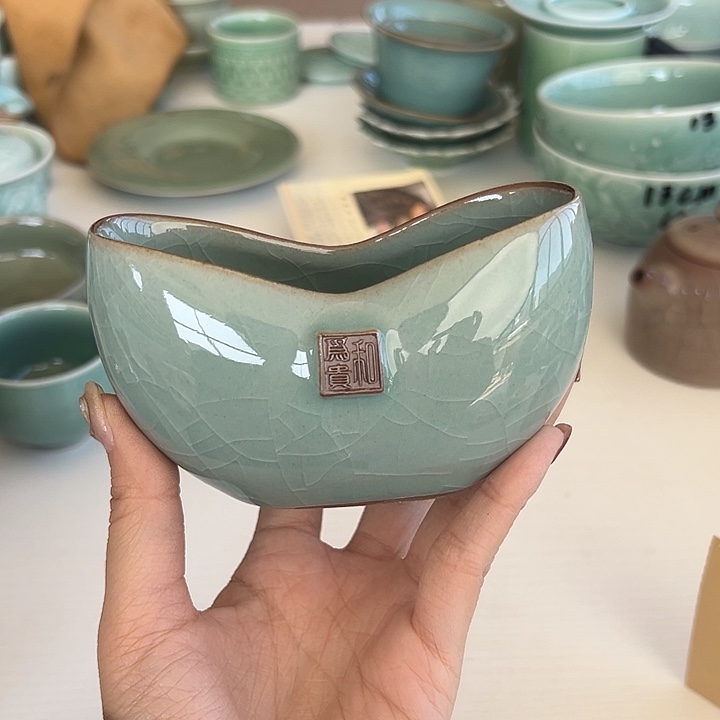 小米茶器龙泉青瓷
