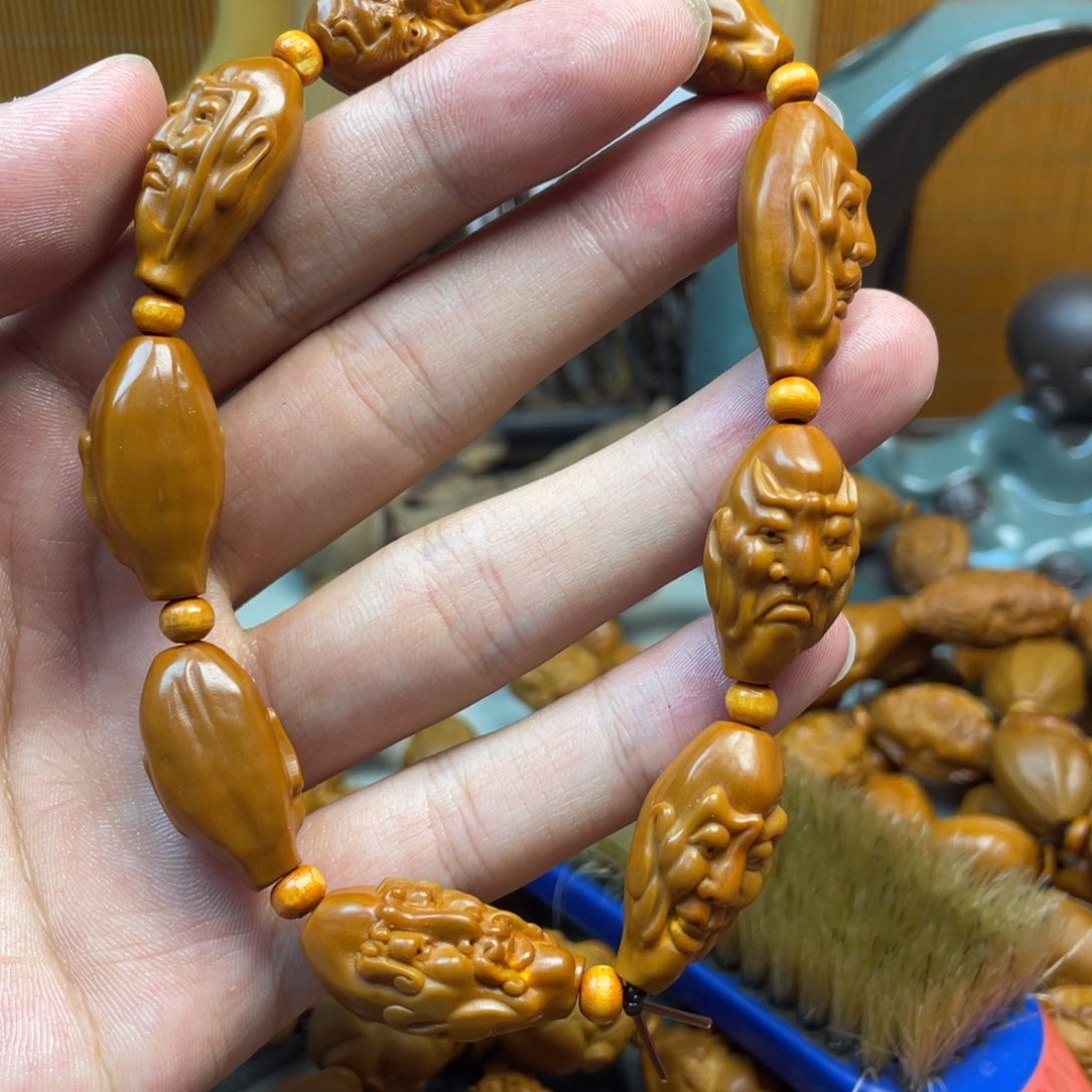 橄榄核手串/手链橄榄核雕工艺手串5119