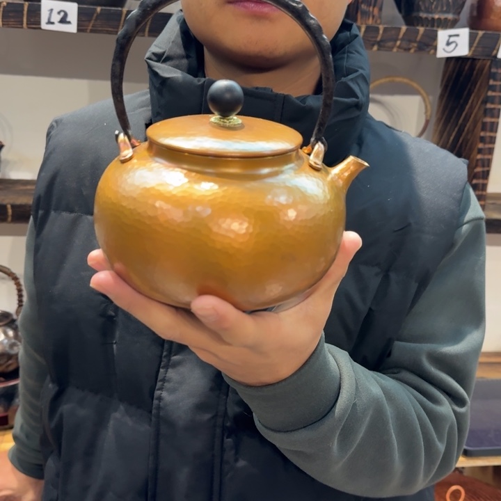 紫铜手工制作摆件一张打