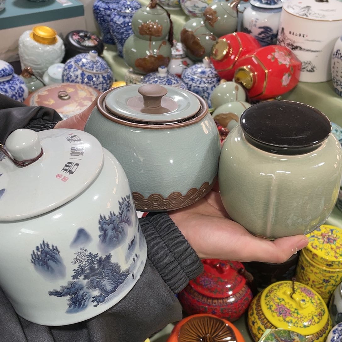 陶瓷罐茶叶罐密封罐